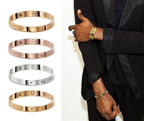 cartier mens bracelet|men's bracelets with black diamonds.